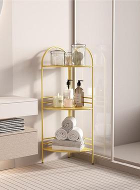 生室间浴洗澡间铁艺转c114a-1间角卫置物架洗手墙角落地多层三角