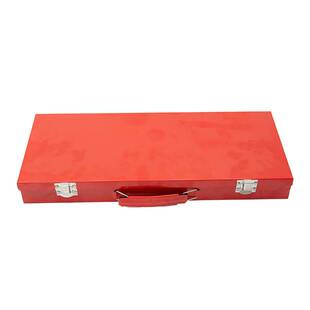 24件套汽车维修工具 黑磷化F杆黑红铁盒组合套装棘轮扳手套筒跨境