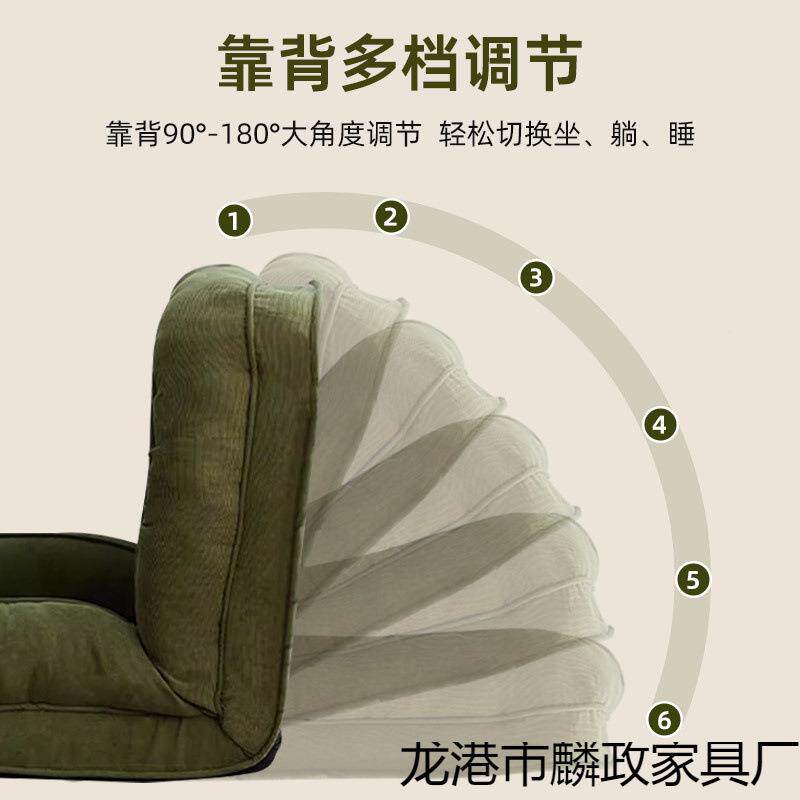 室人类狗窝台沙发床沙发懒人卧网红大折叠阳巨榻榻米可a135折叠单