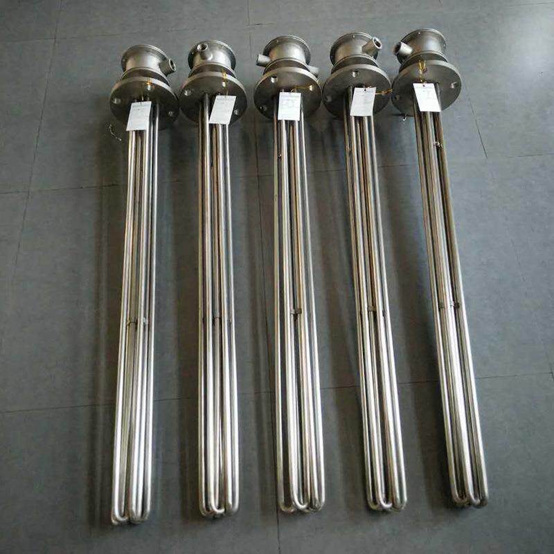 不兰锈钢法加热器导热口油水箱加热管出OXR口大功率电加进热管加