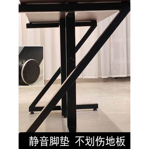 铁桌艺腿支VNA架办公桌脚岩板茶几餐桌学习腿桌制大板桌架金属定