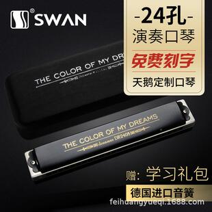 天鹅追梦人240琴8口奏初学者生成人器男演级24TFB孔复音乐复音口