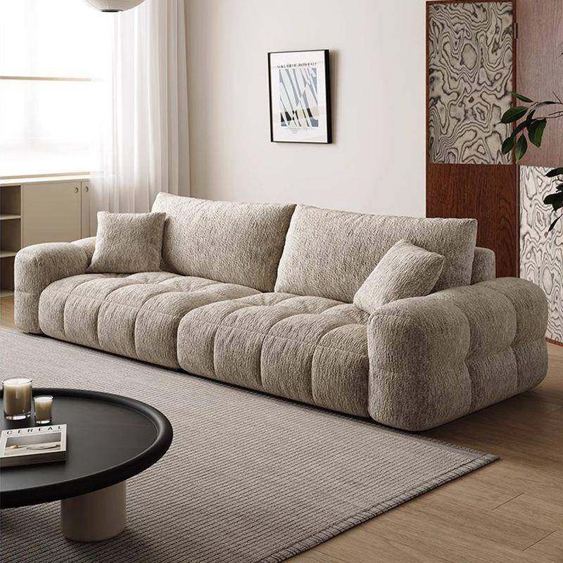 泡芙布艺客厅沙发奶油风家用轻奢复古布直排沙发小户型雪尼尔法式,电子元器件市场,其它元器件,淘宝优惠券,粉丝福利购,淘宝优惠卷