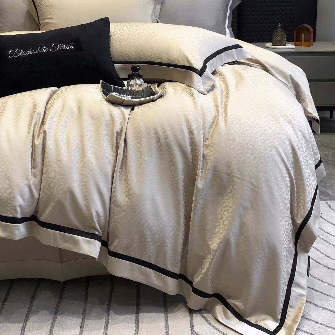 天丝棉提花四件套高档轻奢春夏床上用品4件套纯棉全棉被套床单,电子元器件市场,其它元器件,淘宝优惠券,粉丝福利购,淘宝优惠卷