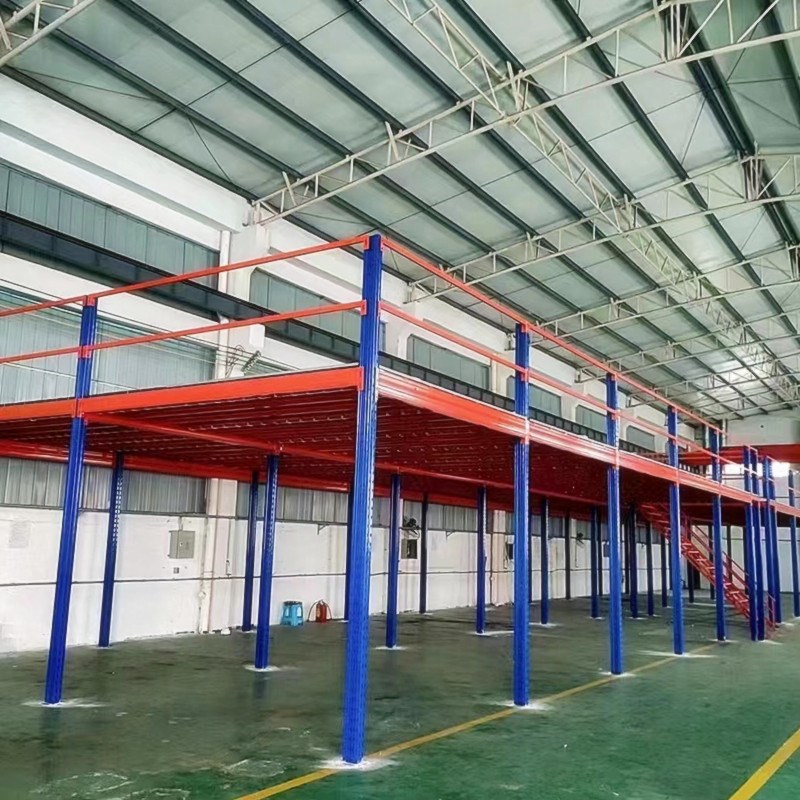 江苏定制阁楼平台货架仓库仓储二层隔层钢结构办公室重型可拆卸