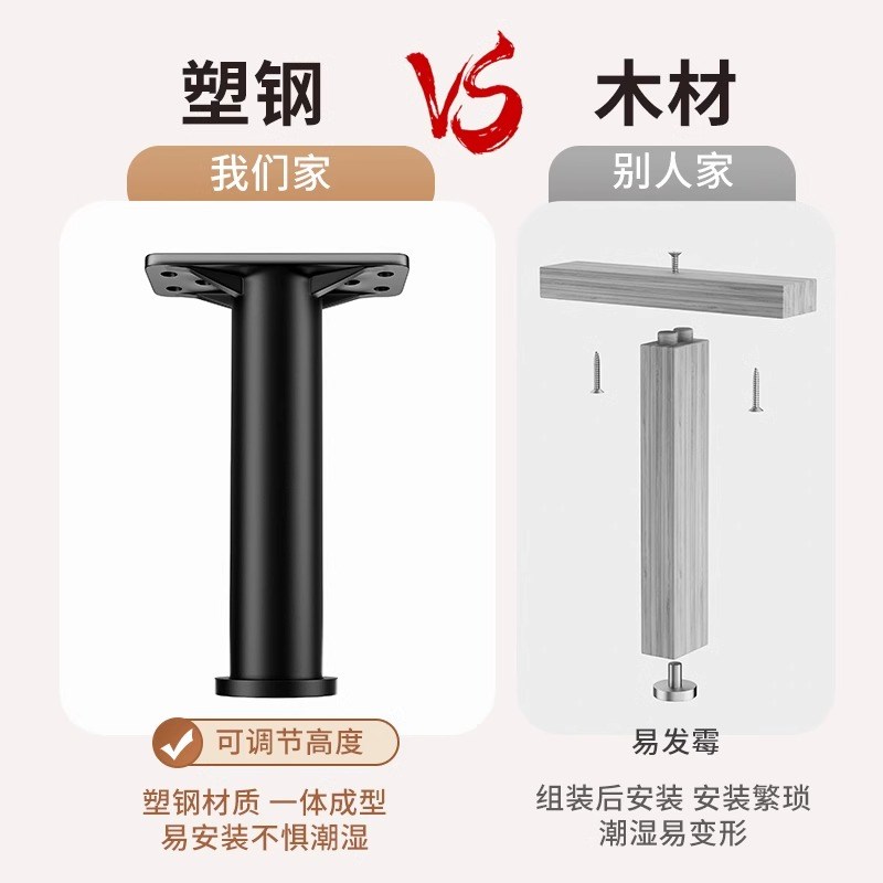 床板支撑架床底架子承重支架横梁底座床腿支撑脚承重柱子金属神器图片
