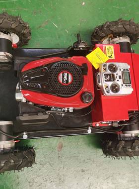 驱SWU能轮式7.5马割力草机出口RoboticLaw四nmow遥控智果园割草机