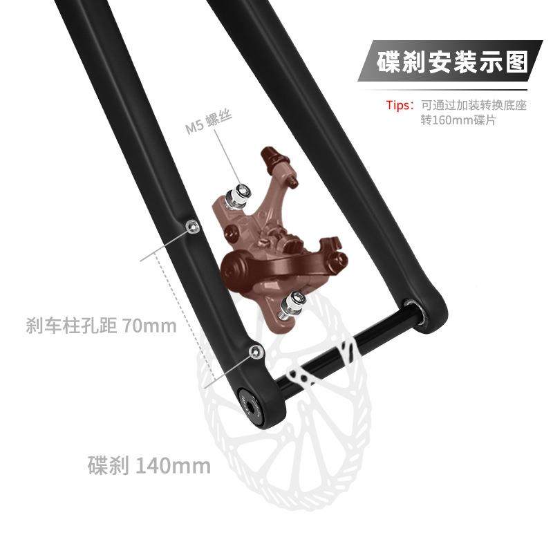 OSEEK2C快走拆公路自USJ行车碳T纤维前砾石直管椎管碟刹全隐叉内