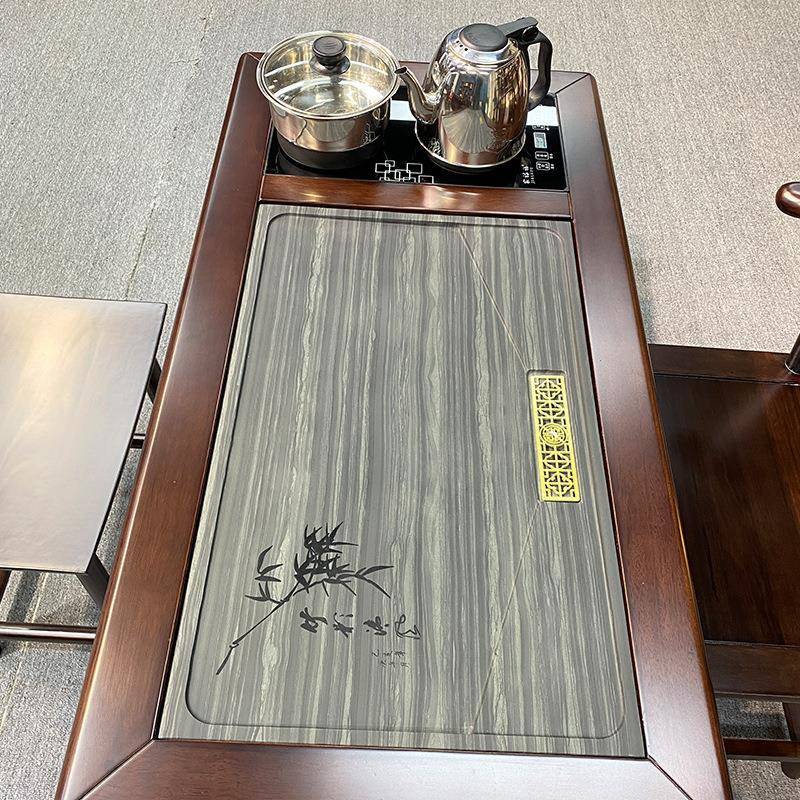 新中式阳台小茶桌茶台茶功夫336客泡茶小户厅型家用阳台茶桌椅组
