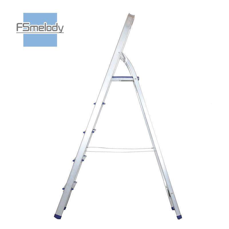 派华工厂直销AFQ口加厚铝梯5级家用铝梯环出铝梯保折叠梯家居用梯