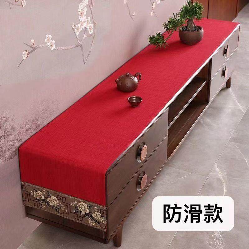 家布用餐桌茶垫新中式RSV几桌长客厅台布方形电视柜布书桌床头柜