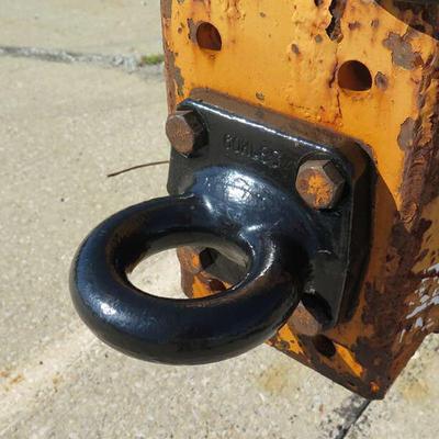 拖挂房环车改装件锻XZJ造牵引车环拖牵引器挂钩3寸固拖定底座环车