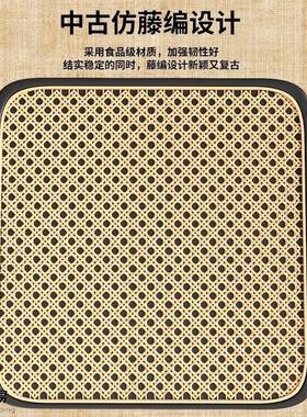 2024新款镂空塑料凳子久舒服加用厚家特厚代PQK可叠放坐现复古凳