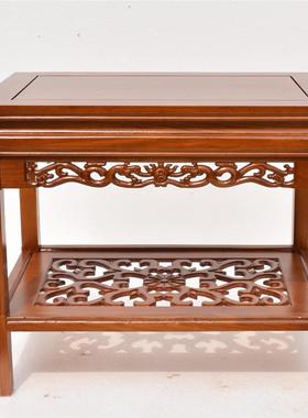 实木F9575T67边几沙发角几客简约室方形桌中式阳台榆内木小长茶几