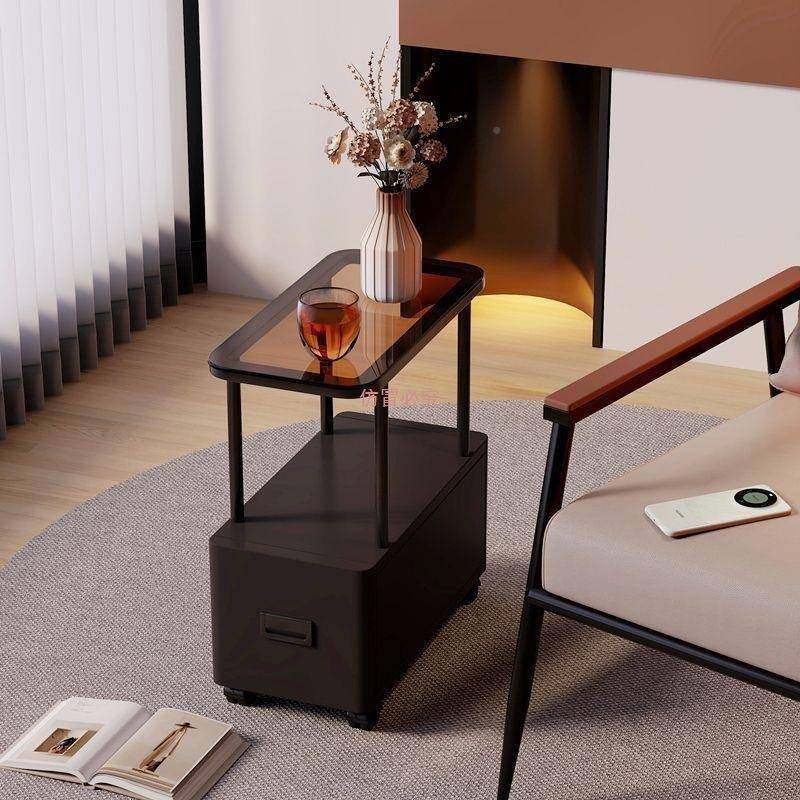简约沙发你侧边DHY茶几代边柜客厅移动小迷小户型现家用桌子置物