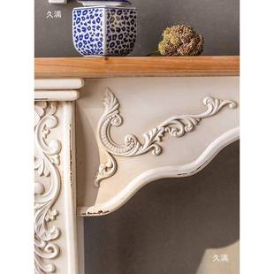 假壁炉装 饰柜浮雕复古做旧EPZ拱法形式 饰迷你小壁炉 壁炉客装 欧式