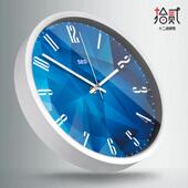 701 702挂钟客厅静音时钟表公室简办约钟现代时尚 挂石英表钟表