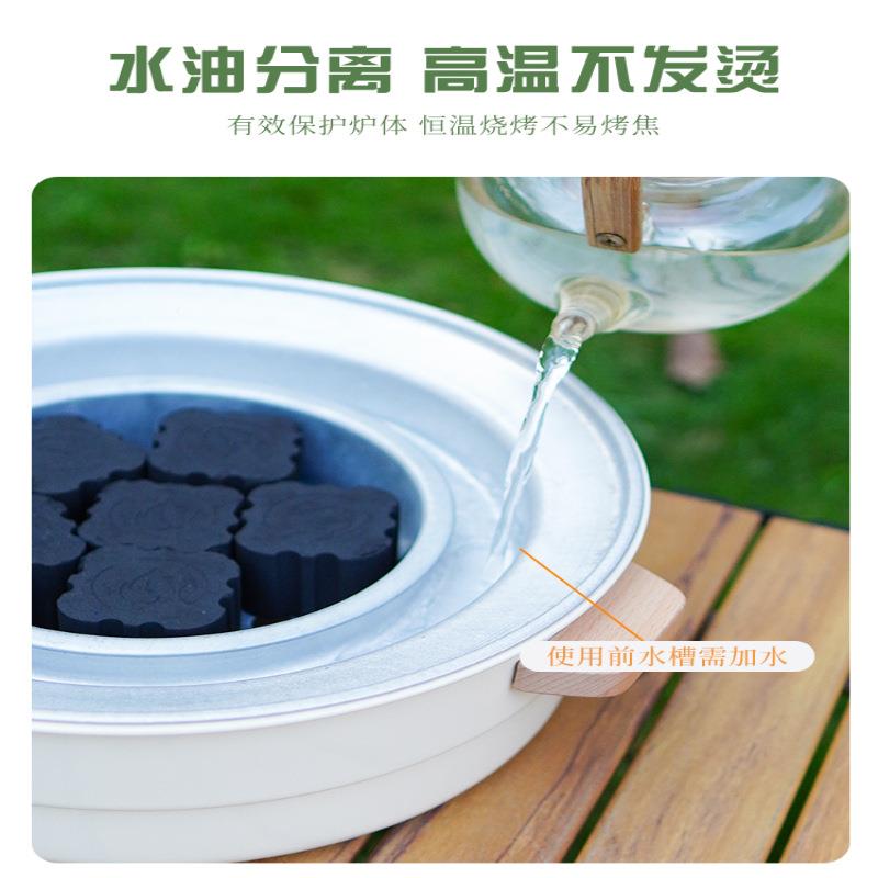 户外烧烤炉RNK野餐烧烤烤肉围炉茶烤火炉装器具套盆煮茶炉套子便