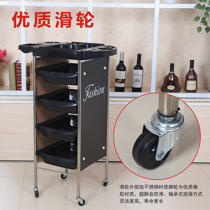 美发工具车理发店烫染推车复古发廊五层杠车美容美发小推车工具柜