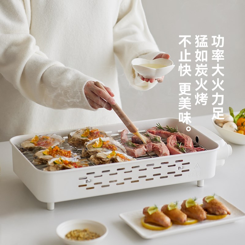olyks立时多乐盘电烤盘烤肉家用烤盘烤肠机家用小型多功能烧烤炉