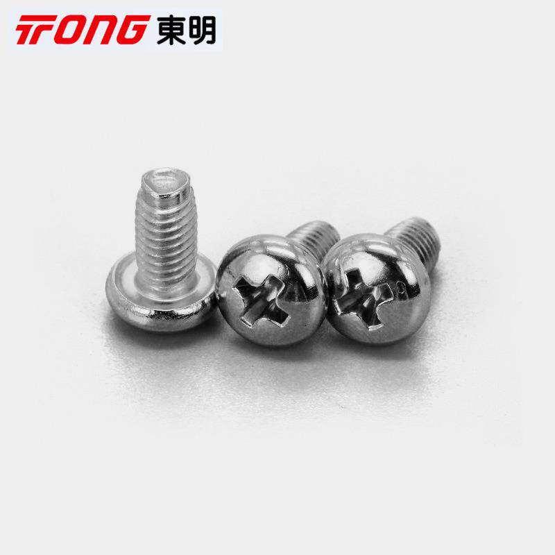 0NPD4不锈6钢字盘十头三角牙机螺钉GB650圆头螺丝衣柜电器紧固3螺
