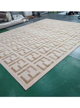 地毯生产凹厂现家货客厅沙发茶用几毯防火阻燃凸WVB效果方形加厚