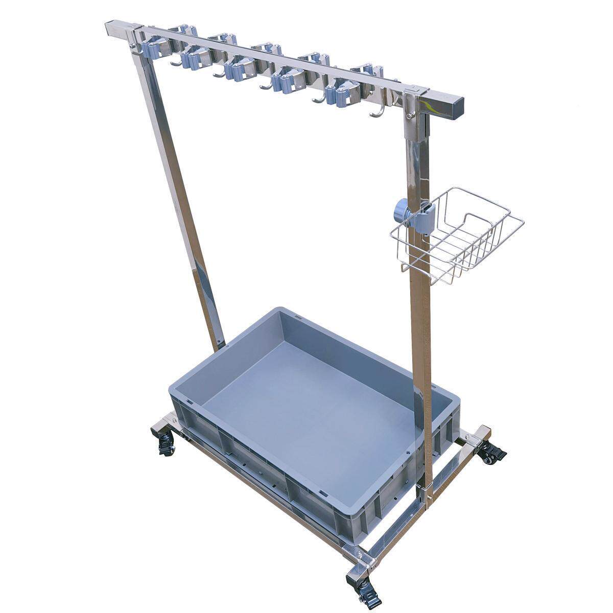 不锈拖钢工拖把卫架落地式扫把放置架布TThgxrrf架商用工厂生收纳