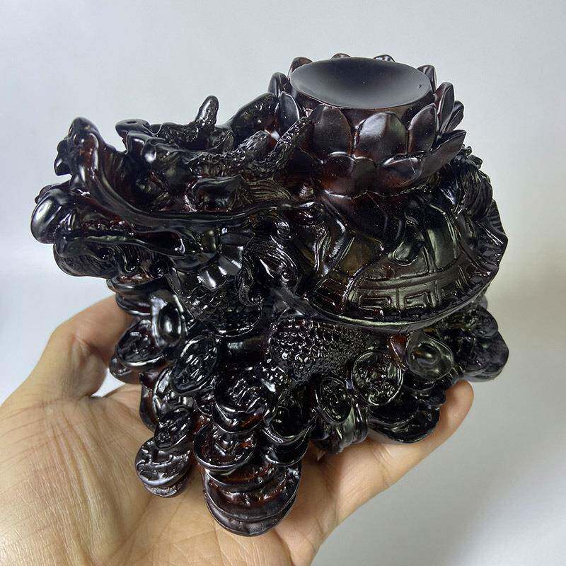 水晶球底座大号龙龟摆件座TB657295底托型收球居纳办公室摆件家装