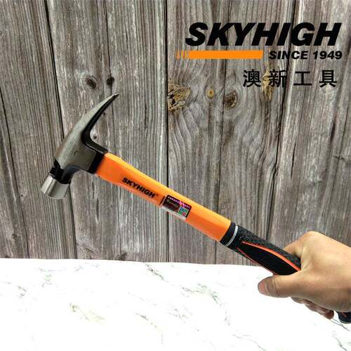 工具锤子特钢角纯钢1MBR木工羊角欧式8两斤直家锤用建筑装修