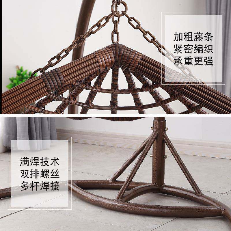 JVZ椅吊篮藤椅鸟巢秋千户外阳吊台客厅吊家用室内成人单人双床摇