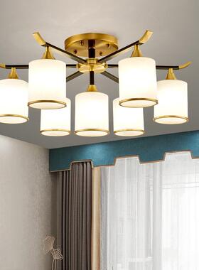 中式餐轻奢全铜吊灯客厅厅TQ-D2200板卧室中国风现代简约别墅样间