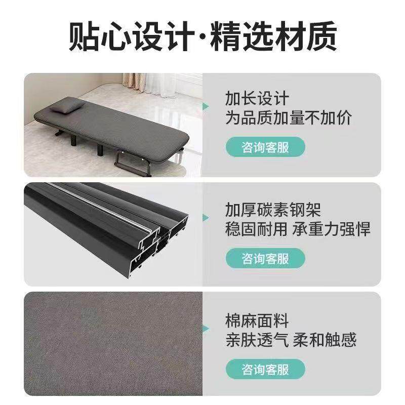 折叠沙发床多功APA两用布艺沙发办休公约室午沙发椅小户型能简沙
