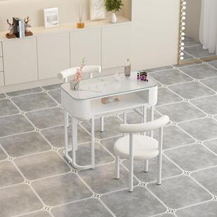 款美甲桌子椅子套装简AOF约时新尚甲组店桌椅合经济型单双人美美