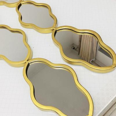 餐厅镜子餐桌墙内面装饰画创意客厅入户玄关轻挂奢简约现代室镜墙