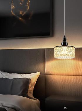 玄关道过灯轻奢头卧室床冰川灯现代简约创意长线餐厅吧吊台LVA小