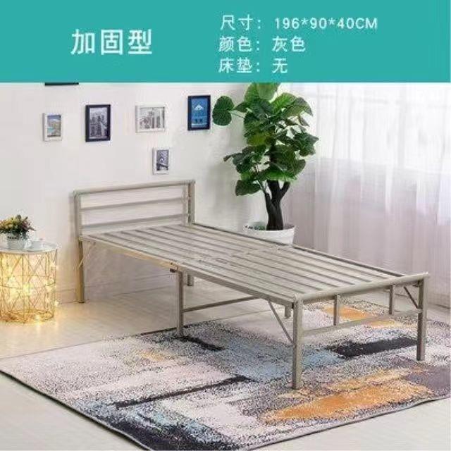 人叠床单折人床出租成人简易床49261家用铁床午睡床双床屋钢丝床