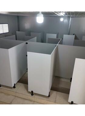 公共简易卫T生间隔断板工地型型52403厕所隔断门学校洗手挡间L小