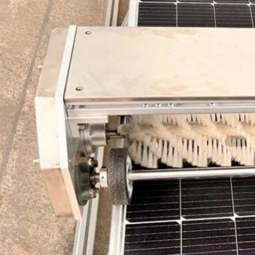 洁能日日白光伏清洗机MDK器人全光自动清伏洗设备太阳白能板清洗