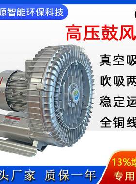 工业高压漩涡风RB-2-2吸附5真空上料粉尘S旋涡风机泵开料XOS机真