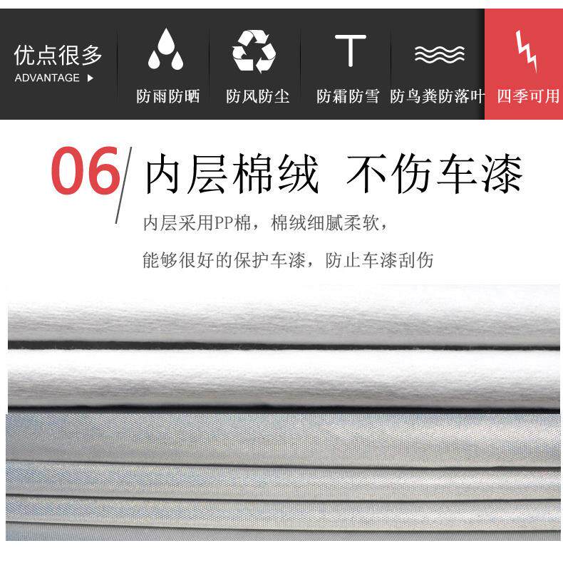 23长安CS款75荣热耀百万版车衣罩全罩防雨防晒隔通用长安CS75汽车
