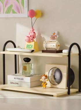 桌上书架14838面置物桌架办公桌桌纳餐宿舍书桌多层小层架工位分