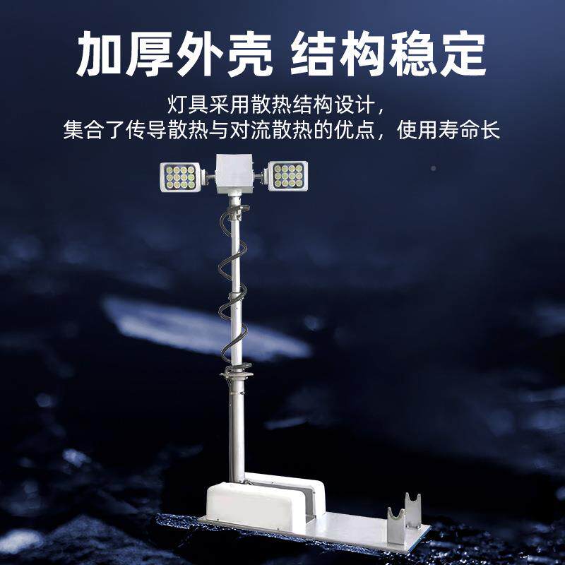 车载探移升降明设备照车顶折叠倒伏曲臂式应急ODA照工作动灯遥控L