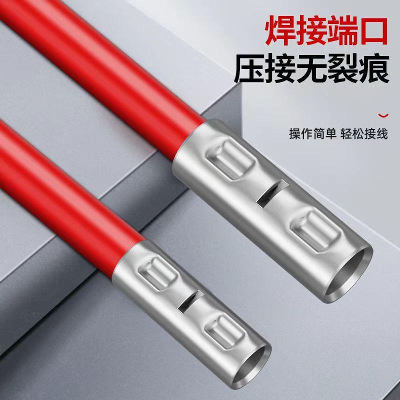 直销BN0端5系列冷压线接端子中间裸子.紫铜连JSI接管中间连接铜鼻