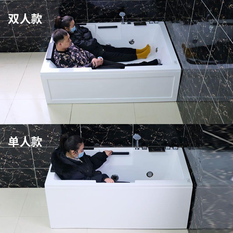 亚HED克力加厚双人超号大成人家情侣人冲浪按摩恒用温浴缸浴盆单