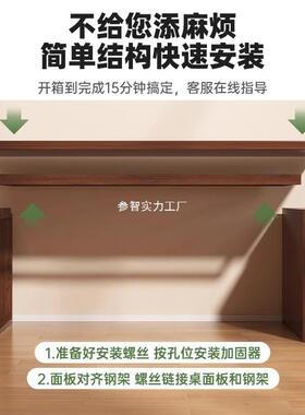 转角书桌L型电DXE脑桌台书柜一体公家用式卧室习桌子简学约办桌