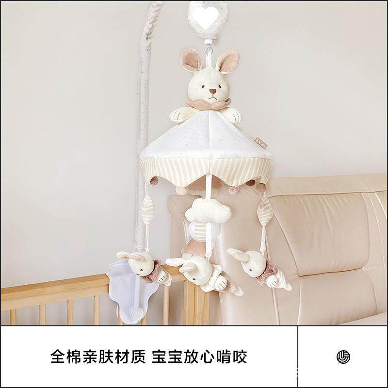 贝易床铃宝17656宝铃新生儿布旋艺悬挂式上音乐摇转床头挂件婴儿