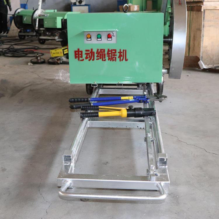 多用绳锯切割机 混凝土切割电动绳锯切割机 混凝土绳锯机工程