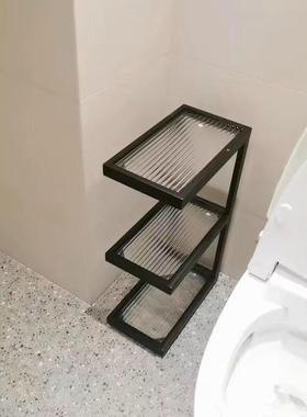 铁艺简现约代PXX78925防水防地潮置收纳架端卫生间洗高漱台落地厕