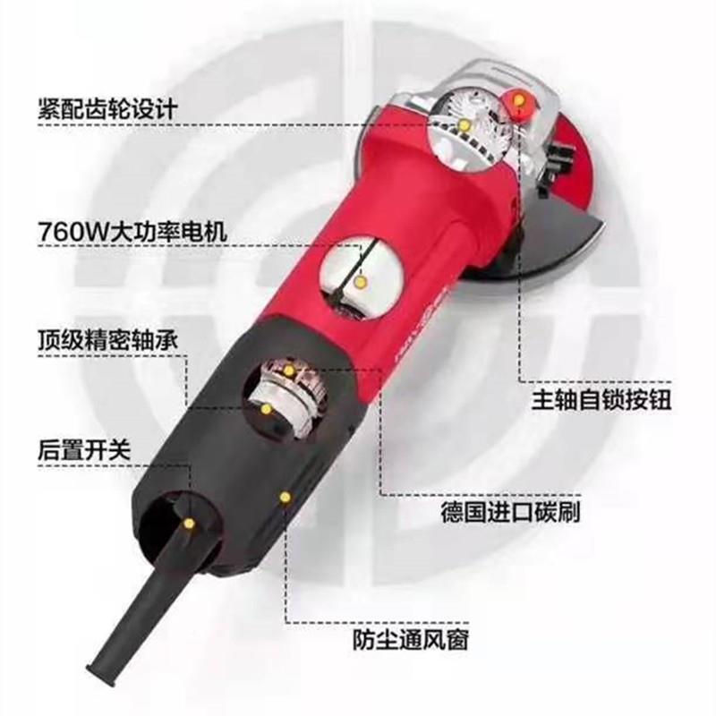 尤角磨磨机磨雷机细手柄角向磨光机全铜4寸砂轮切割机手木JIE工打