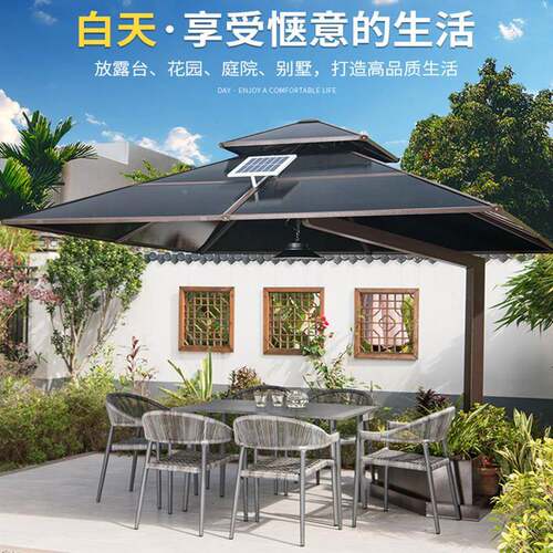 阳光棚凉亭户外庭院园别墅露顶台楼室外院子花遮77054伞阳简易铁
